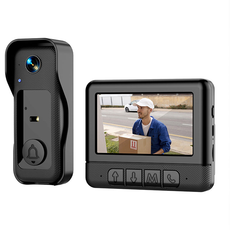 ๐ NU 50% KORTING! ๐ Draadloze Slimme Video Deurbel met Beeldscherm โ 1080P HD & tweeweg audio โ Bewegingsdetectie, nachtzicht & eenvoudige installatie โ Ideaal voor thuisbeveiliging ๐น๐ฑโจ