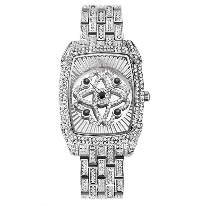 ⏳Tijdelijk 50% korting⏰Dames Strass-bezette Quartz Polshorloge💎⌚