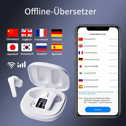 😎2025 Hot Sale🔥Bluetooth-Übersetzungs-Headset, lange Akkulaufzeit