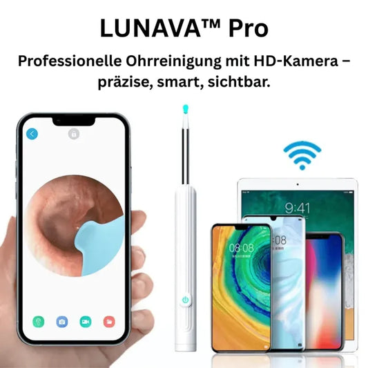 LUNAVA™ Pro Ohrenschmalz-Entfernungsgerät mit HD-Kamera
