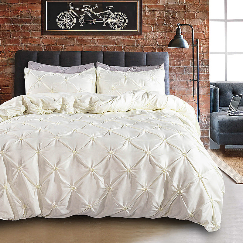 💗 Laatste dag van de uitverkoop – 50% korting⚡ Bedsure Soft Pintuck dekbedovertrekset