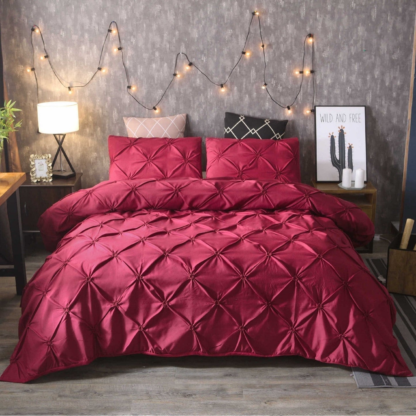 💗 Laatste dag van de uitverkoop – 50% korting⚡ Bedsure Soft Pintuck dekbedovertrekset