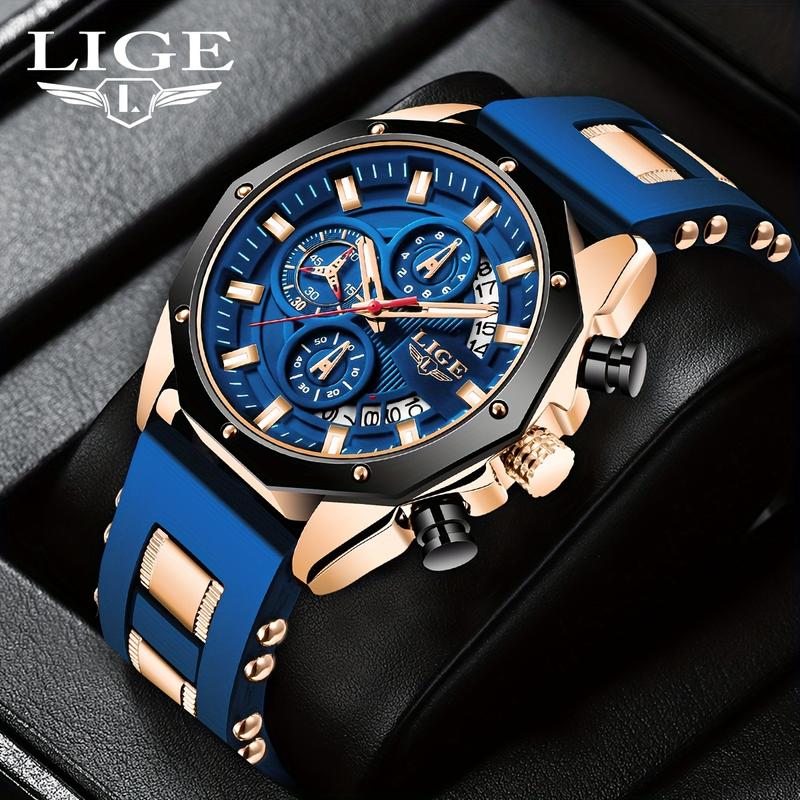 ⌚ 50% KORTING NU! 💪 Heren outdoor waterdicht sport horloge met chronograaf – stevig en waterbestendig – perfect voor sport, reizen en dagelijks gebruik 🏃‍♂️