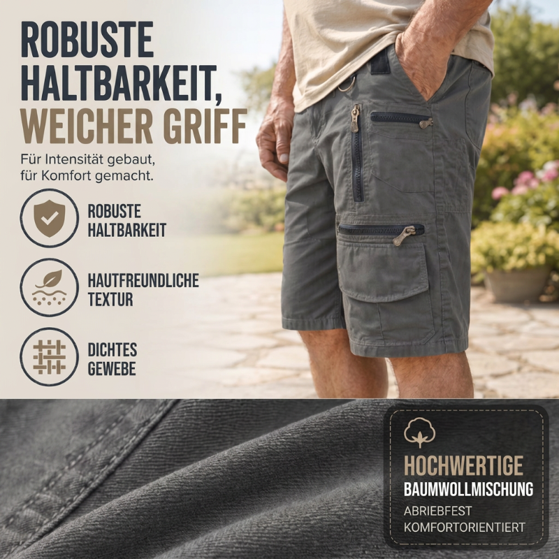 🔥 50% RABATT! Brooklyn Bequeme Cargo Shorts – Lässiger Street-Style mit maximalem Tragekomfort 🌆