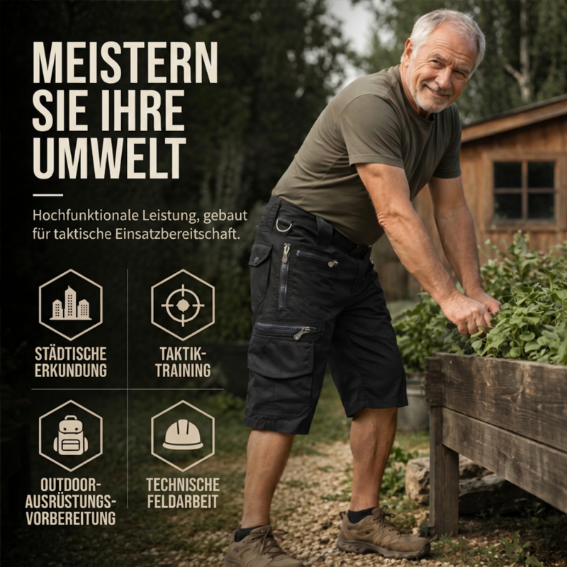 🔥 50% RABATT! Brooklyn Bequeme Cargo Shorts – Lässiger Street-Style mit maximalem Tragekomfort 🌆