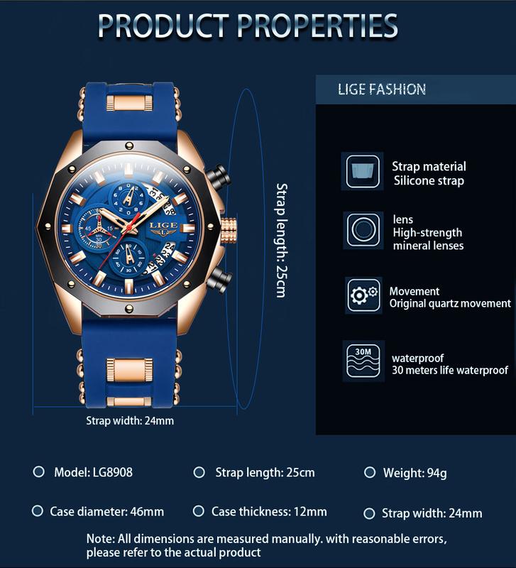⌚ 50% KORTING NU! 💪 Heren outdoor waterdicht sport horloge met chronograaf – stevig en waterbestendig – perfect voor sport, reizen en dagelijks gebruik 🏃‍♂️