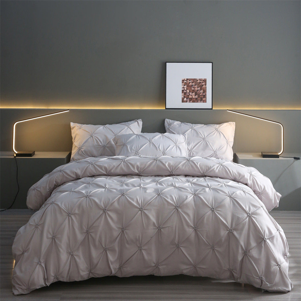 💗 Laatste dag van de uitverkoop – 50% korting⚡ Bedsure Soft Pintuck dekbedovertrekset
