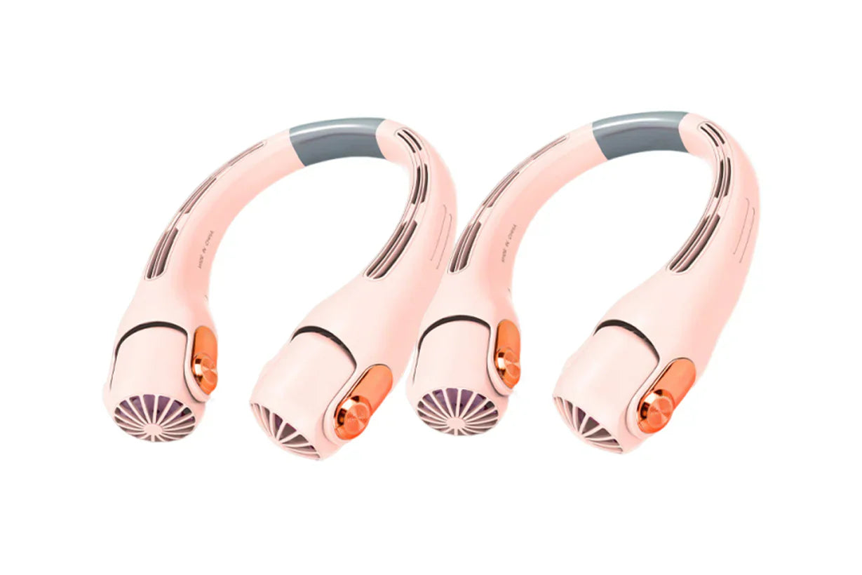 🌀 TIJDELIJKE AANBIEDING: 50% KORTING! 💥 360° draaibare nekventilator – ultrastil, 3 snelheden, handsfree, lange batterijduur ✨