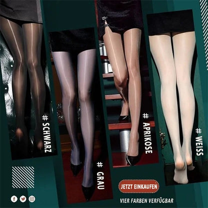 💖4-teilige Perlmutt-Seidenstrümpfe in Übergröße, Strumpfhosen🎅Frühzeitiger Weihnachtsverkauf🎁