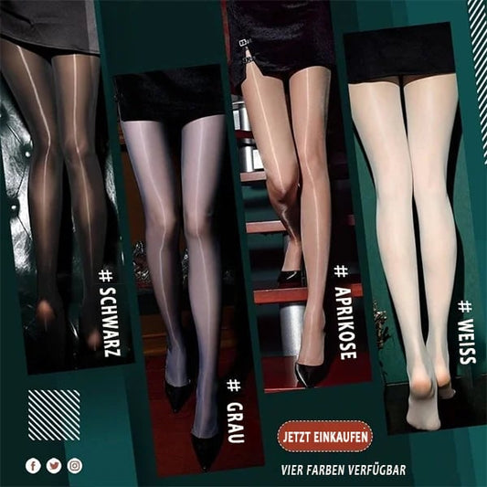 💖4-teilige Perlmutt-Seidenstrümpfe in Übergröße, Strumpfhosen🎅Frühzeitiger Weihnachtsverkauf🎁