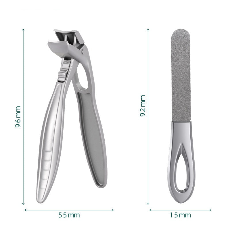 ✂️ Perfect gebogen ontwerp | Nagelknipper van roestvrij staal | Comfortabele grip voor senioren ✨