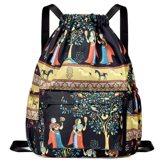 🔥Heißer Verkauf 🔥Drawstring faltbar große Kapazität trocken-nass Trennung Reise Sport Rucksack