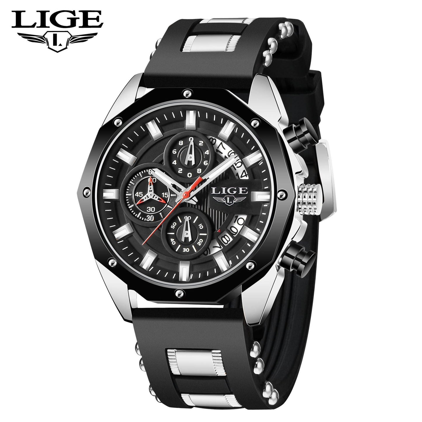 ⌚ 50% KORTING NU! 💪 Heren outdoor waterdicht sport horloge met chronograaf – stevig en waterbestendig – perfect voor sport, reizen en dagelijks gebruik 🏃‍♂️