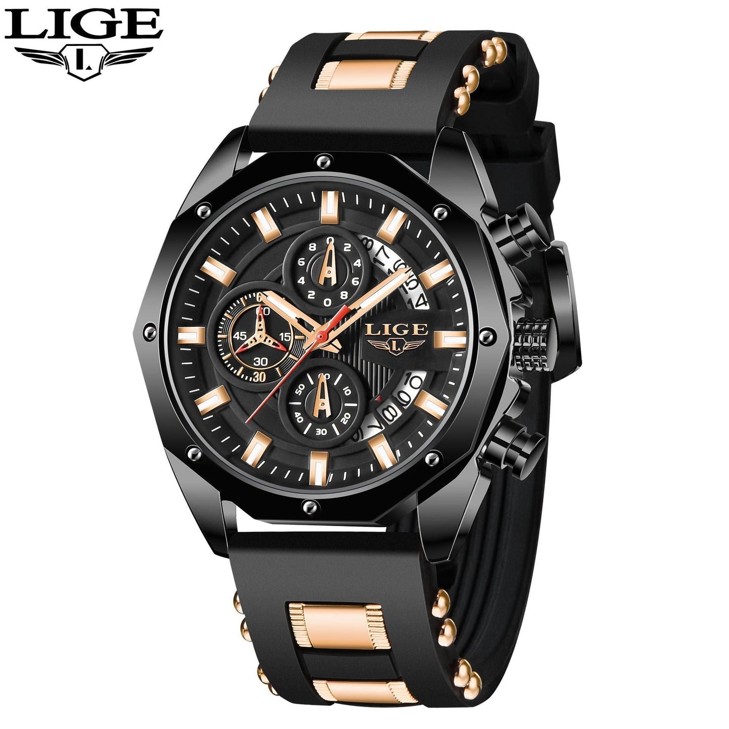 ⌚ 50% KORTING NU! 💪 Heren outdoor waterdicht sport horloge met chronograaf – stevig en waterbestendig – perfect voor sport, reizen en dagelijks gebruik 🏃‍♂️