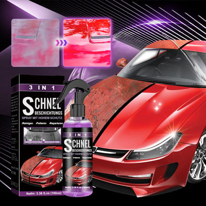 🚗3 in 1 Schnellbeschichtungsspray mit hohem Schutz