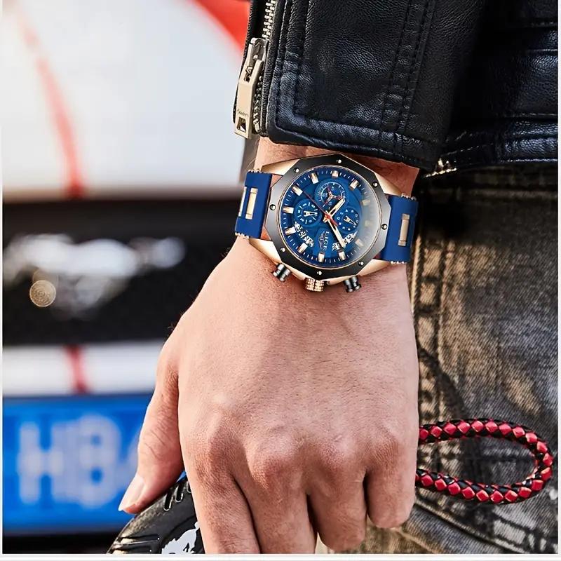 ⌚ 50% KORTING NU! 💪 Heren outdoor waterdicht sport horloge met chronograaf – stevig en waterbestendig – perfect voor sport, reizen en dagelijks gebruik 🏃‍♂️