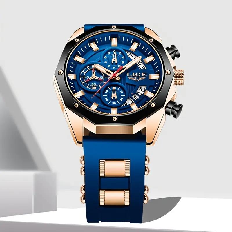 ⌚ 50% KORTING NU! 💪 Heren outdoor waterdicht sport horloge met chronograaf – stevig en waterbestendig – perfect voor sport, reizen en dagelijks gebruik 🏃‍♂️