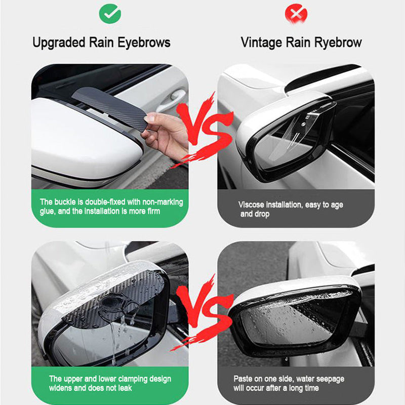 🚗 KAUFE 1, ERHALTE 1 GRATIS! 🌧️ Regenschutz für Außenspiegel – Klickbefestigung & klar ✨
