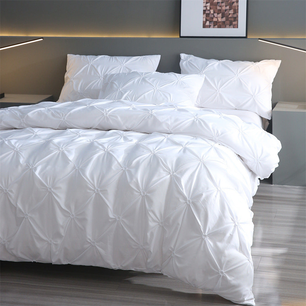 💗 Laatste dag van de uitverkoop – 50% korting⚡ Bedsure Soft Pintuck dekbedovertrekset