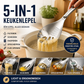 🔄🍲Multifunctionele Keukenlepel – Lepelen, Zeven, Scheiden, Malen & Openen | 5 Functies in 1 Handig Keukenhulpmiddel 🧂