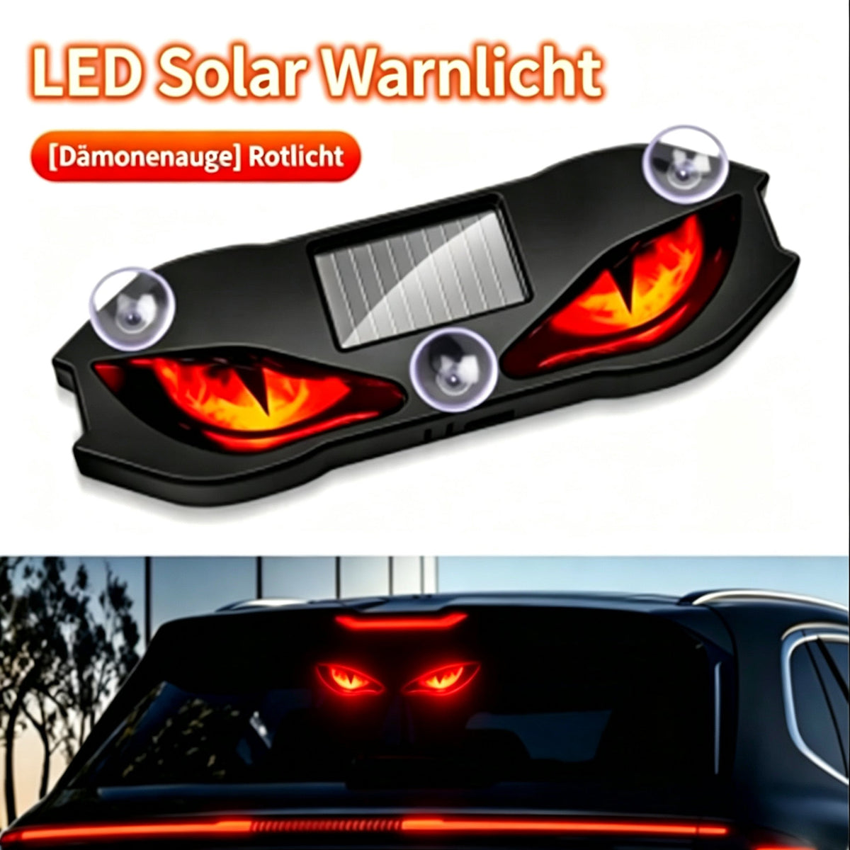 ⌛Solarbetriebene LED-Warblampe für das Auto – 50 % Rabatt!🚗 Solarbetrieben, wetterfest, schaltet sich bei Dunkelheit automatisch ein – für mehr Sicherheit am Straßenrand🔥🛡️