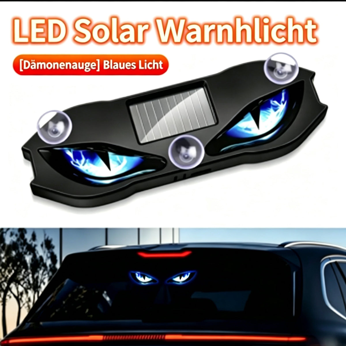 ⌛Solarbetriebene LED-Warblampe für das Auto – 50 % Rabatt!🚗 Solarbetrieben, wetterfest, schaltet sich bei Dunkelheit automatisch ein – für mehr Sicherheit am Straßenrand🔥🛡️