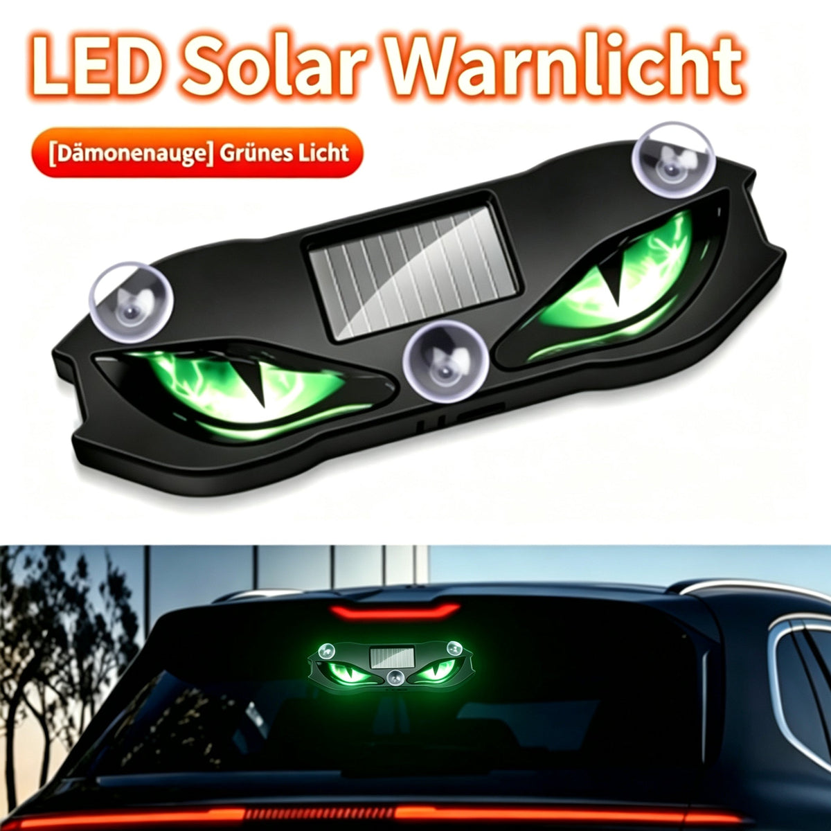 ⌛Solarbetriebene LED-Warblampe für das Auto – 50 % Rabatt!🚗 Solarbetrieben, wetterfest, schaltet sich bei Dunkelheit automatisch ein – für mehr Sicherheit am Straßenrand🔥🛡️