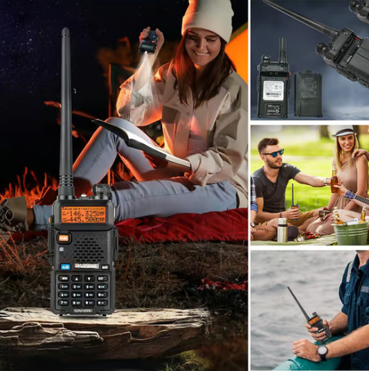 🔥Heißer Verkauf 50 % Rabatt📡UV-5R Amateurfunkgerät mit großer Reichweite UV5R Funkgerät Dualband Walkie