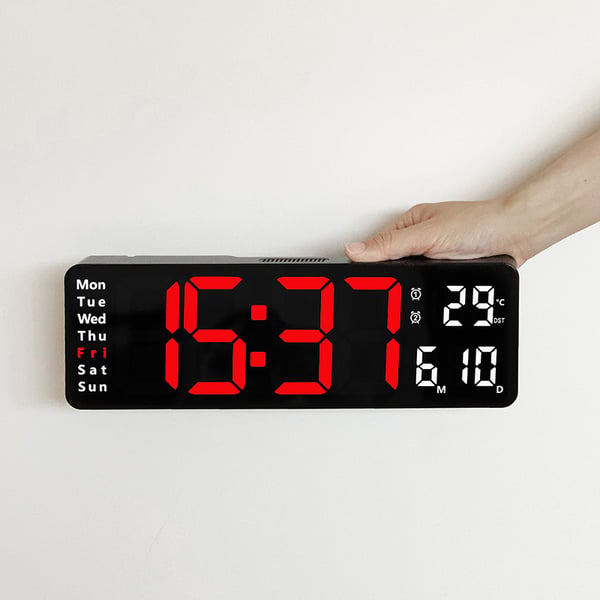 ⏳ 16" grote digitale klok