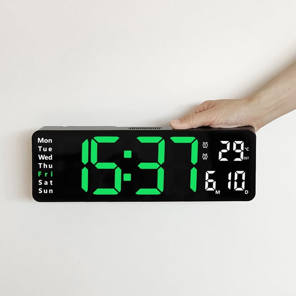 ⏳ 16" grote digitale klok
