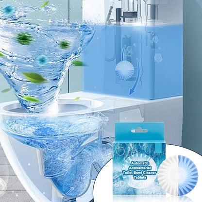 Automatischer antibakterieller Toilettenschüsselreiniger in Tablettenform