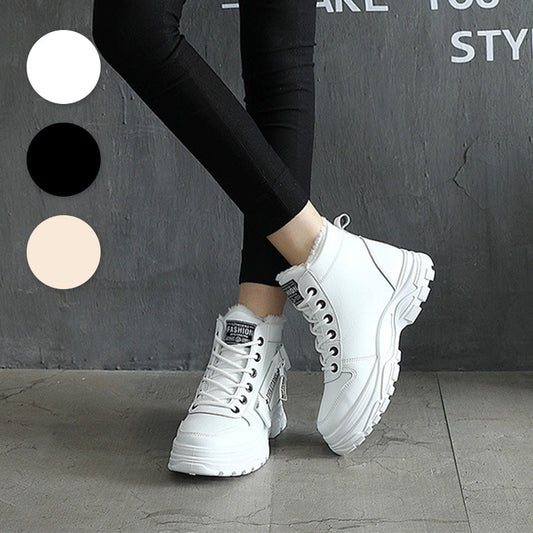 🎀Wärmt den Winter!🎁Wasserdichte, warme Schnürstiefelette für Damen