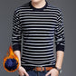 Warmer modischer Herren-Streifenpullover