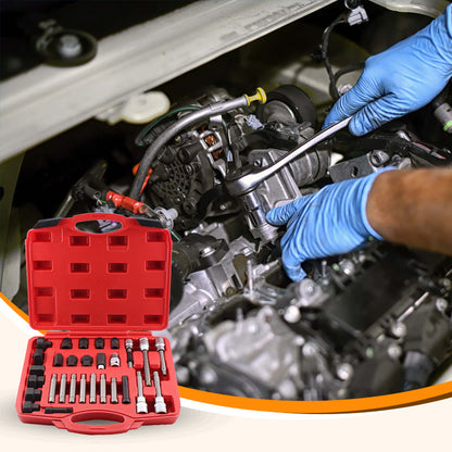 Generator-Riemenscheiben-Ausbauwerkzeugsatz mit Organizer（50% OFF）