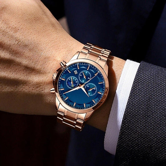 🔥Herren Quarzuhr aus Edelstahl🔥