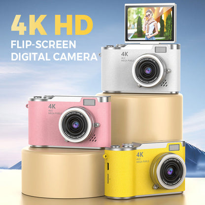 📸 4K HD Flip-Screen Digitalkamera – Autofokus, 16X Digitalzoom & Perfekt für Vlogs & Fotografie ✨
