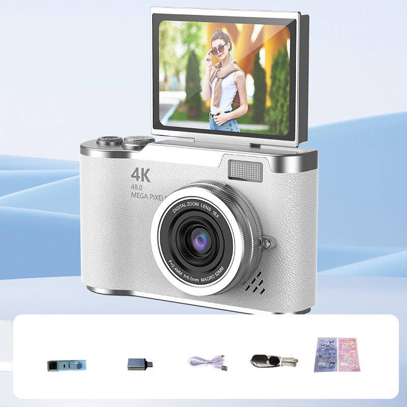 📸 4K HD Flip-Screen Digitalkamera – Autofokus, 16X Digitalzoom & Perfekt für Vlogs & Fotografie ✨