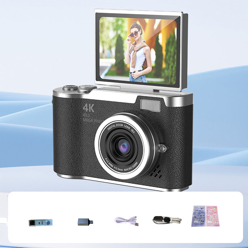 📸 4K HD Flip-Screen Digitalkamera – Autofokus, 16X Digitalzoom & Perfekt für Vlogs & Fotografie ✨