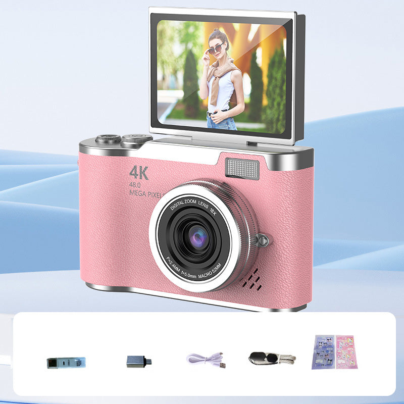 📸 4K HD Flip-Screen Digitalkamera – Autofokus, 16X Digitalzoom & Perfekt für Vlogs & Fotografie ✨