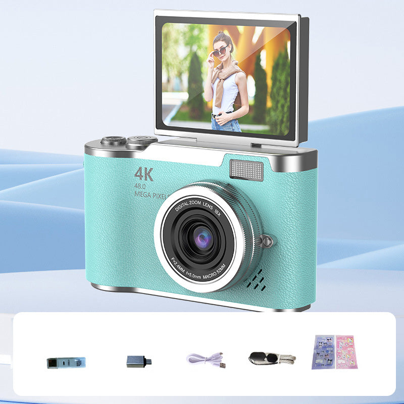 📸 4K HD Flip-Screen Digitalkamera – Autofokus, 16X Digitalzoom & Perfekt für Vlogs & Fotografie ✨