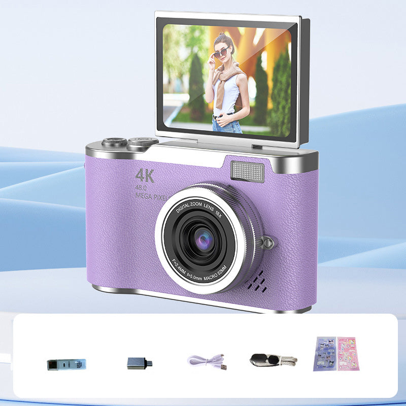 📸 4K HD Flip-Screen Digitalkamera – Autofokus, 16X Digitalzoom & Perfekt für Vlogs & Fotografie ✨