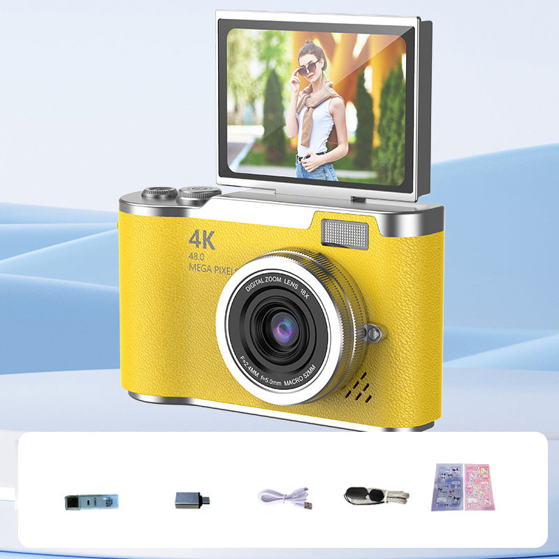 📸 4K HD Flip-Screen Digitalkamera – Autofokus, 16X Digitalzoom & Perfekt für Vlogs & Fotografie ✨