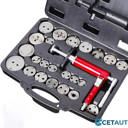 24-teiliges Druckluft-Bremskolbenrücksteller-Set – Für schnelles & sicheres Arbeiten an Scheibenbremsen