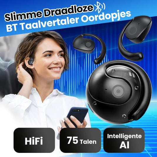 🎧 ✨Open-Oor Luchtgeleidende Headphones: Oren Ademen Vrij, Veilig & Comfortabel!
