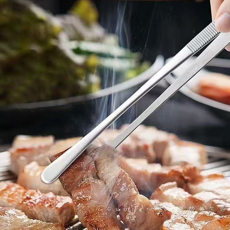 🔥Multifunctionele Roestvrij Stalen Anti-slip BBQ & Bak Tang