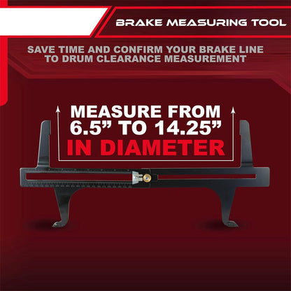 Bremsbelag-Rücksteller mit Doppelskala