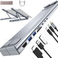🌞Fris De Lente In Met 50% Korting!🔥Premium 2-in-1 Aluminium Laptopstandaard & USB-C Docking Station | Ergonomisch, Opvouwbaar + 4K HDMI & 8 Poorten
