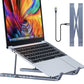 🌞Fris De Lente In Met 50% Korting!🔥Premium 2-in-1 Aluminium Laptopstandaard & USB-C Docking Station | Ergonomisch, Opvouwbaar + 4K HDMI & 8 Poorten