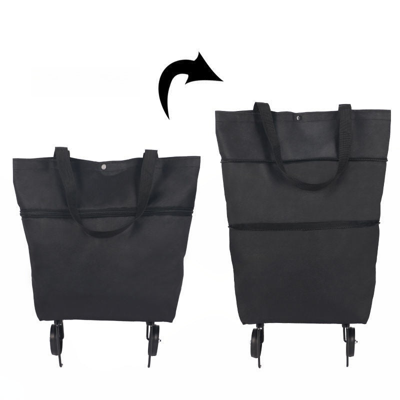 2-in-1 Opvouwbare Boodschappenkar