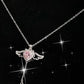 🎁50% KORTING💗Roze Engelenvleugels Ketting